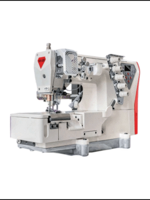SLW564P(05)  THE NEW GENERATION OF INTELLIGENT PLAT-BED INTERLOCK  SEWING MACHINE WITH RIGHT CUT
